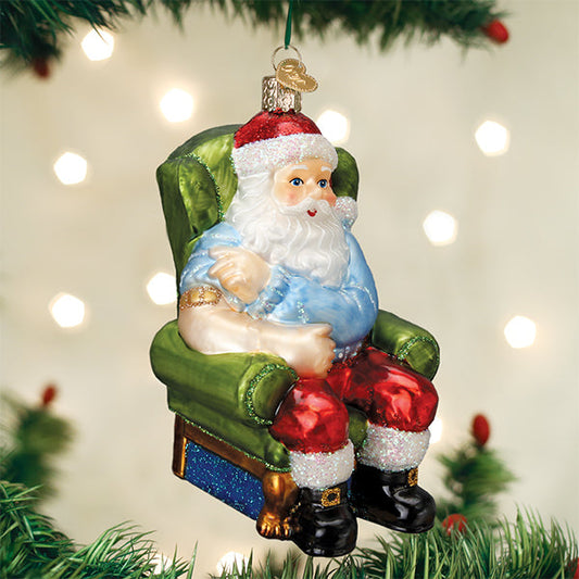 Santa Claus Vaccinated Ornament - Southlake Paws