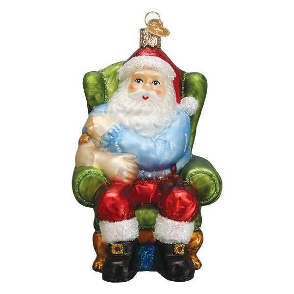Santa Claus Vaccinated Ornament - Southlake Paws