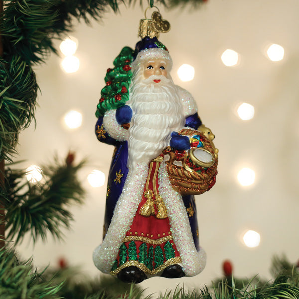Regal Father Christmas Ornament - Southlake Paws