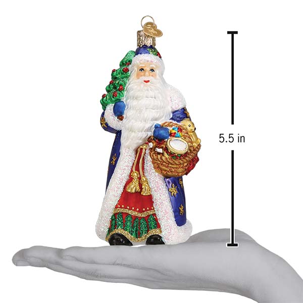 Regal Father Christmas Ornament - Southlake Paws