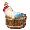 Load image into Gallery viewer, Santa's Hot Tub Ornament - Southlake Paws
