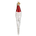 Load image into Gallery viewer, Jingle Bell Santa Icicle Ornament - Southlake Paws
