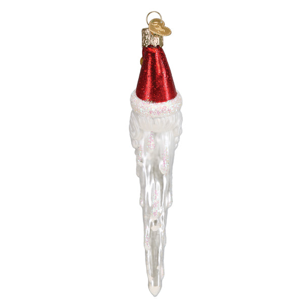 Jingle Bell Santa Icicle Ornament - Southlake Paws