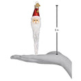 Load image into Gallery viewer, Jingle Bell Santa Icicle Ornament - Southlake Paws
