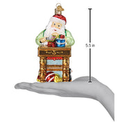 Workshop Santa Ornament