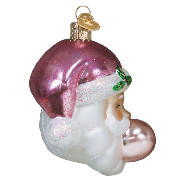 Bubblegum Papa Noel Ornament - Southlake Paws
