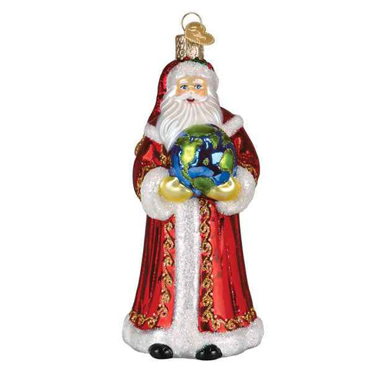 World Peace Santa Ornament
