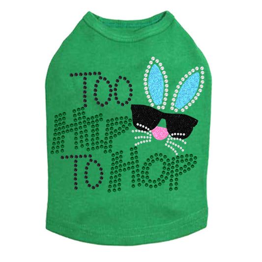 Too Hip to Hop - Dog Tank alternate view