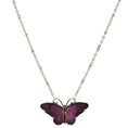 Load image into Gallery viewer, Butterfly's Dance Enamel Pendant Necklace 16" + 3" Extender
