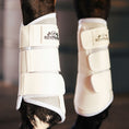Load image into Gallery viewer, B&W - White Brushing Boots (Set of 4)
