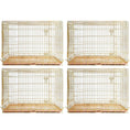 Load image into Gallery viewer, 24-42" Collapsible Copper Gold Dog Crate GLD24-42
