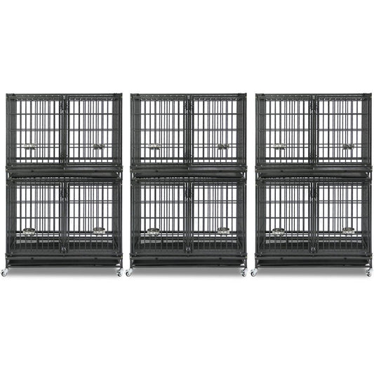 42" Stackable Dog Crate with Divider 43S (Extra Height)