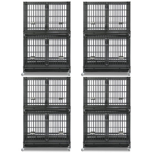 42" Stackable Dog Crate with Divider 43S (Extra Height)