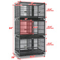 Load image into Gallery viewer, 42" Stackable Dog Crate with Divider 43T (Standard Height)
