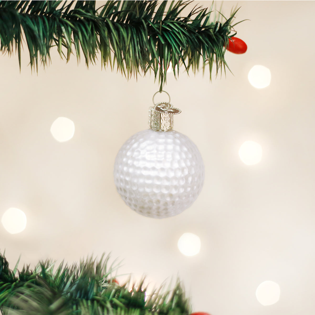 Golf Ball Ornament - Southlake Paws