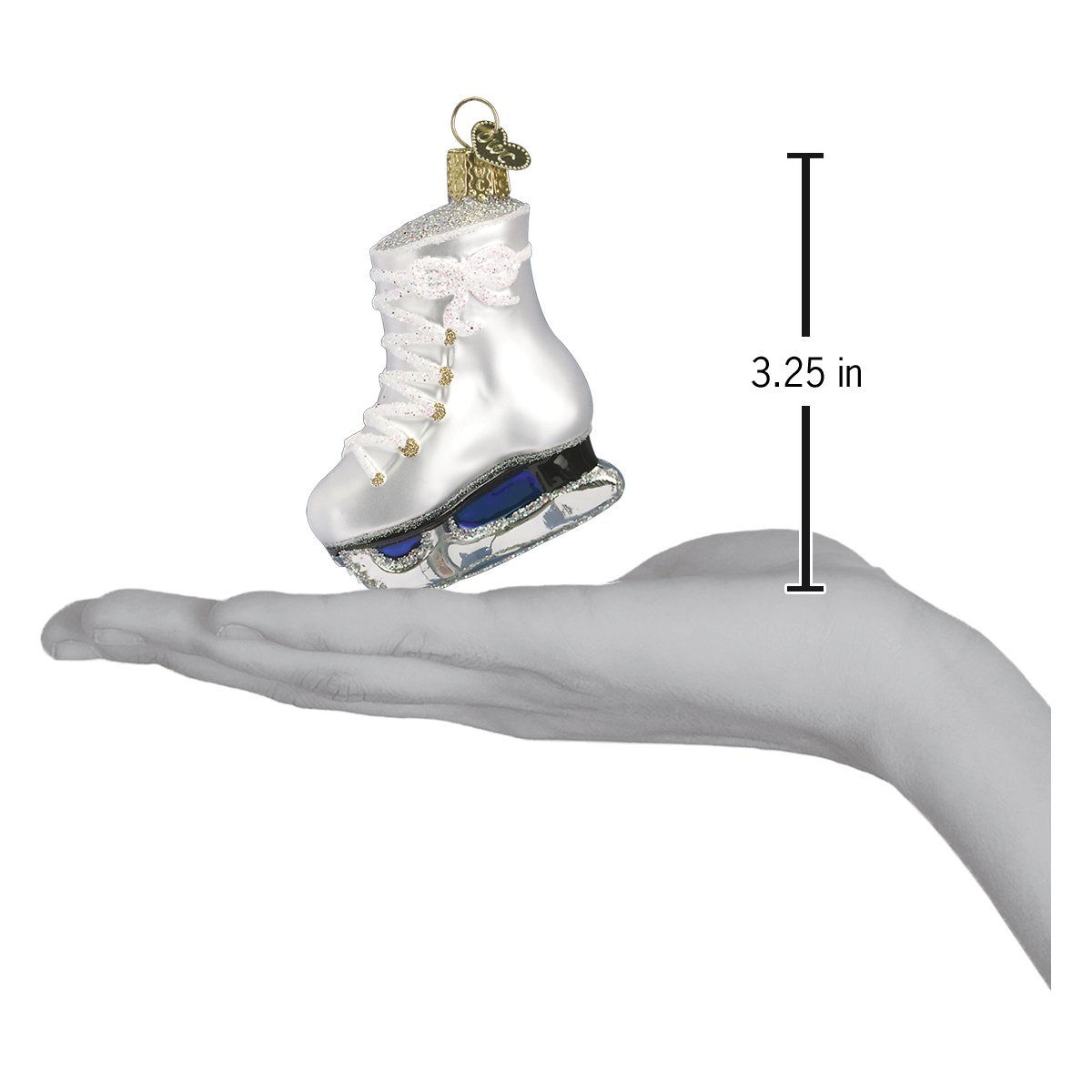 Ice Skate Ornament - Southlake Paws