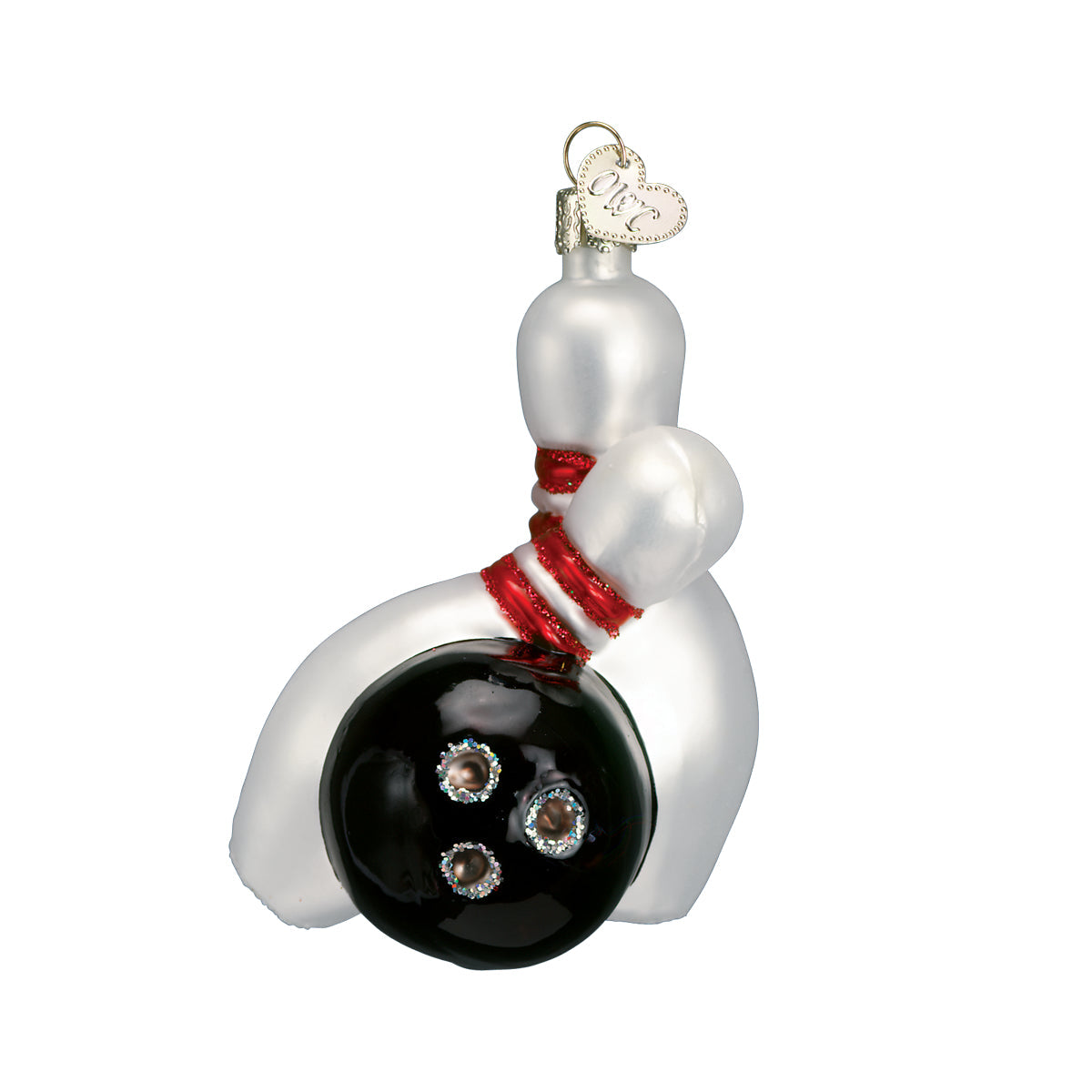 Bowling Ball & Pins Ornament - Southlake Paws