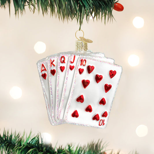 Royal Flush Ornament - Southlake Paws