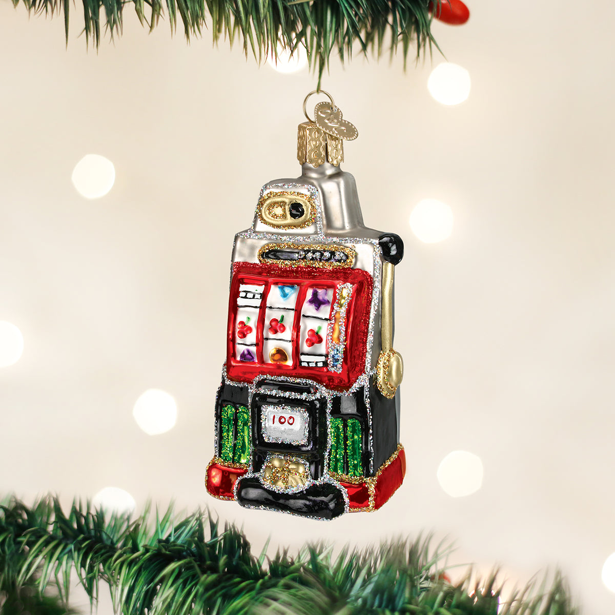 Slot Machine Ornament - Southlake Paws