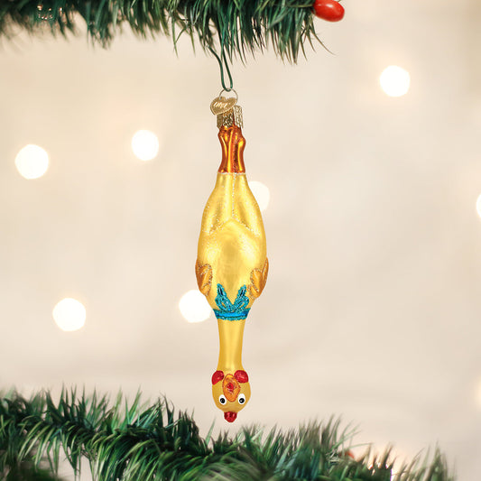 Rubber Chicken Ornament - Southlake Paws