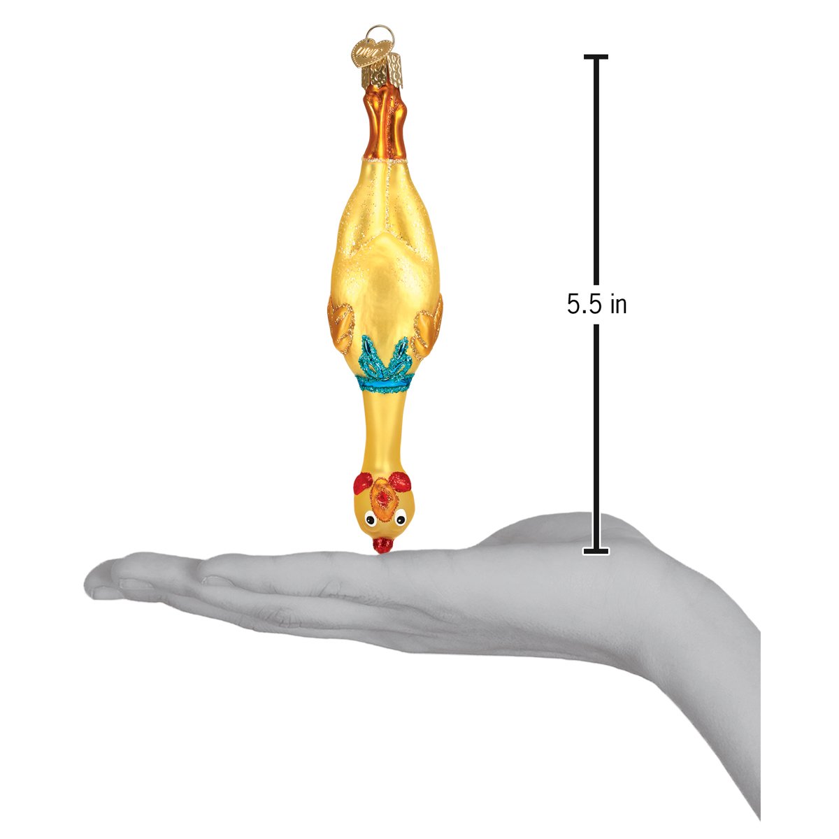 Rubber Chicken Ornament - Southlake Paws