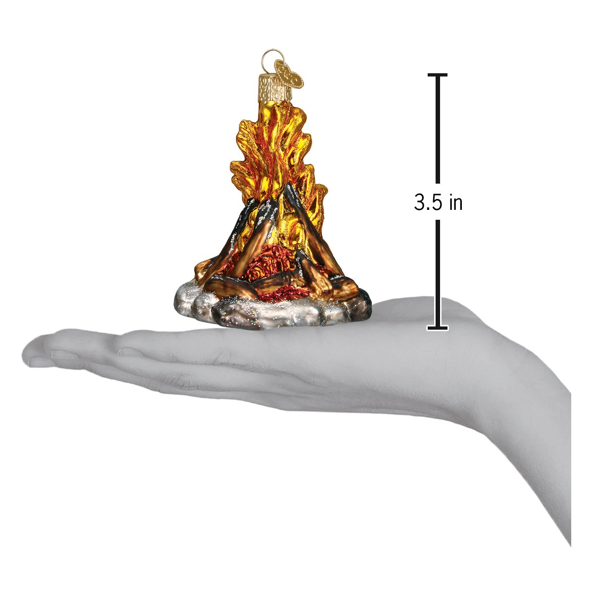 Campfire Ornament - Southlake Paws