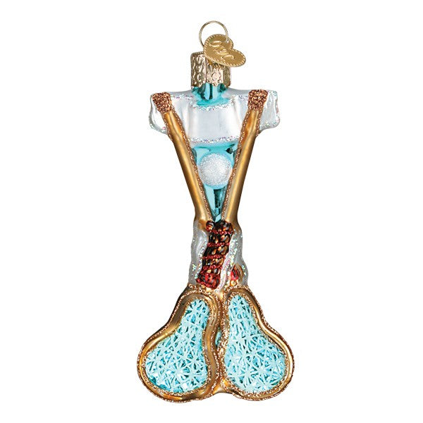 Lacrosse Set Ornament - Southlake Paws