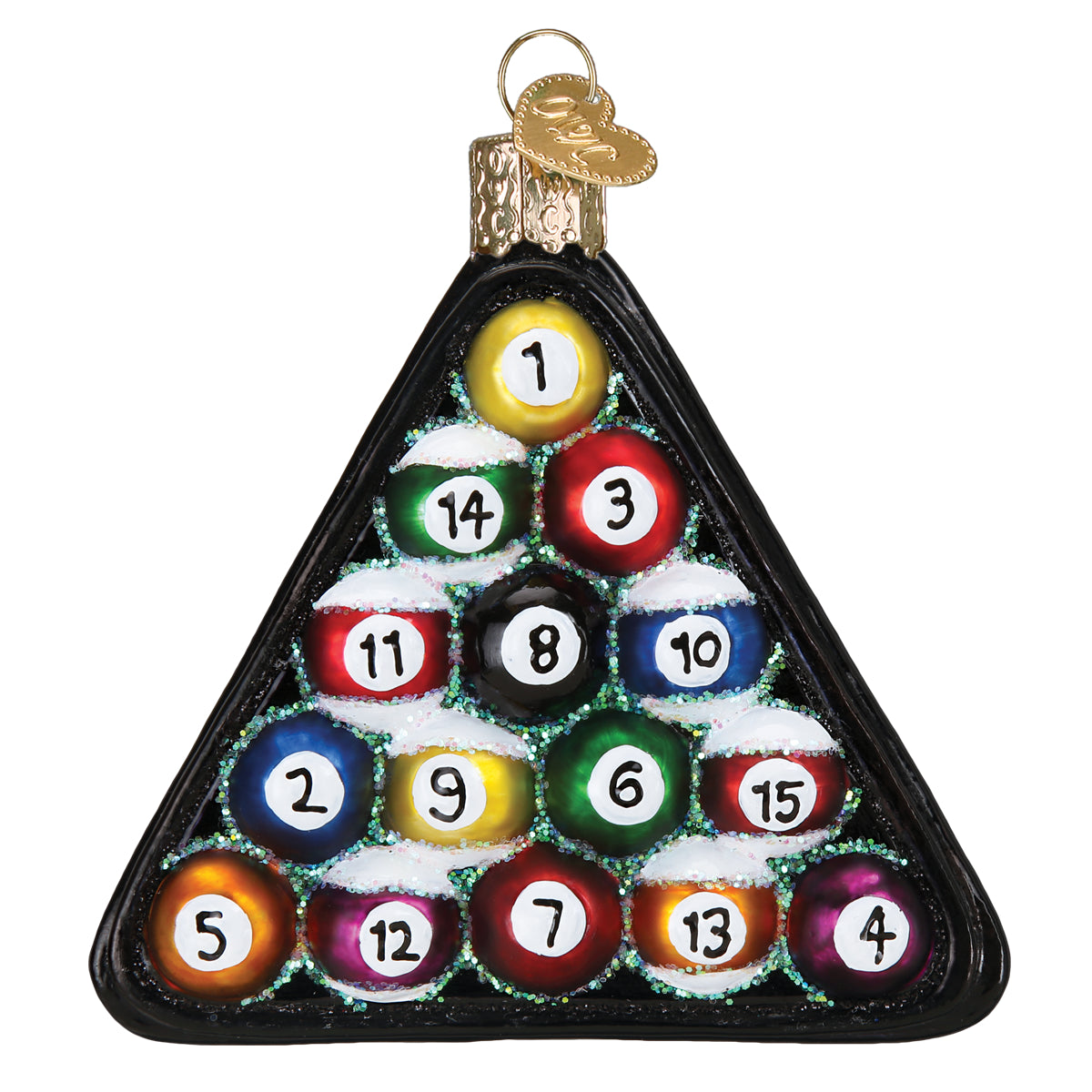 Billiard Balls Ornament - Southlake Paws