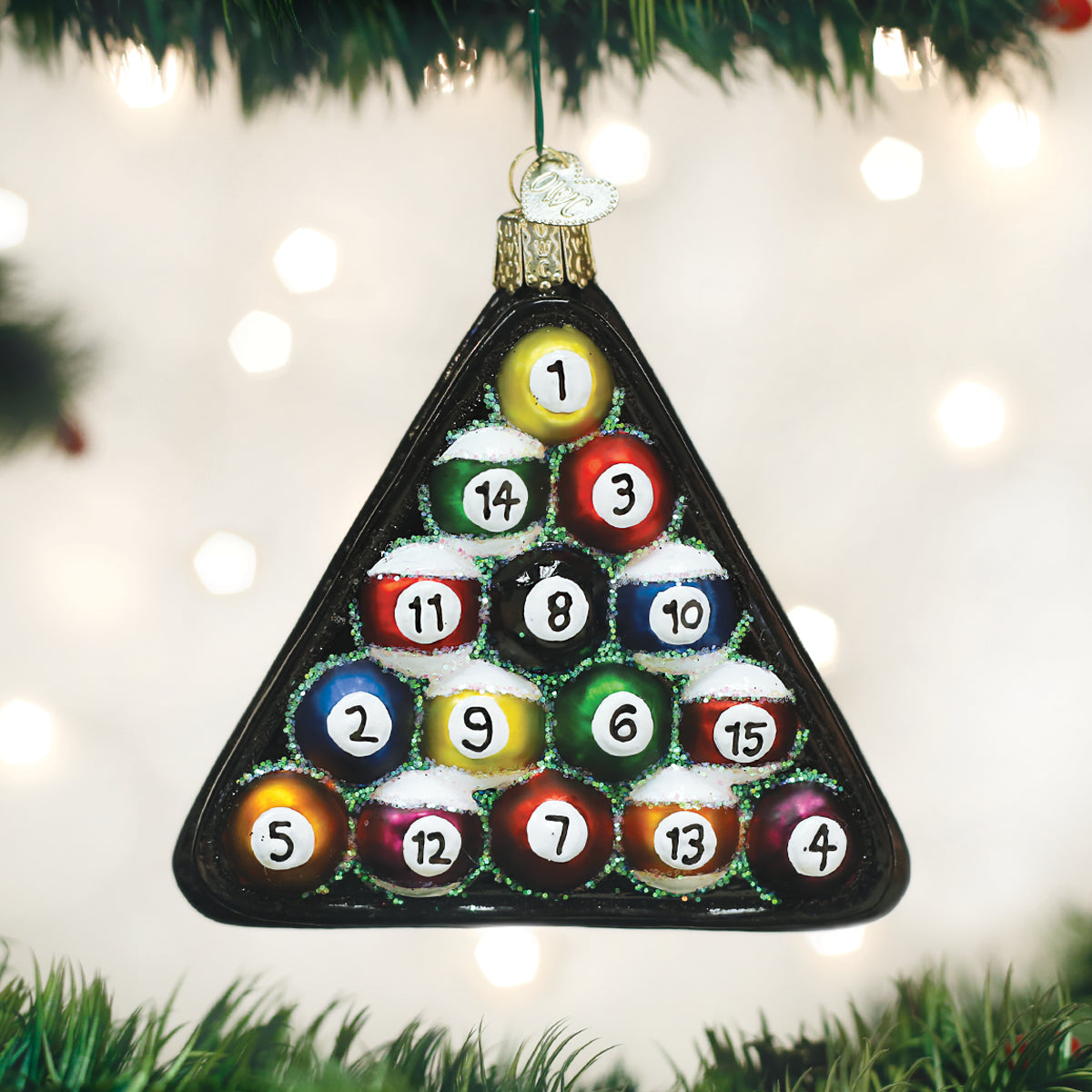 Billiard Balls Ornament - Southlake Paws