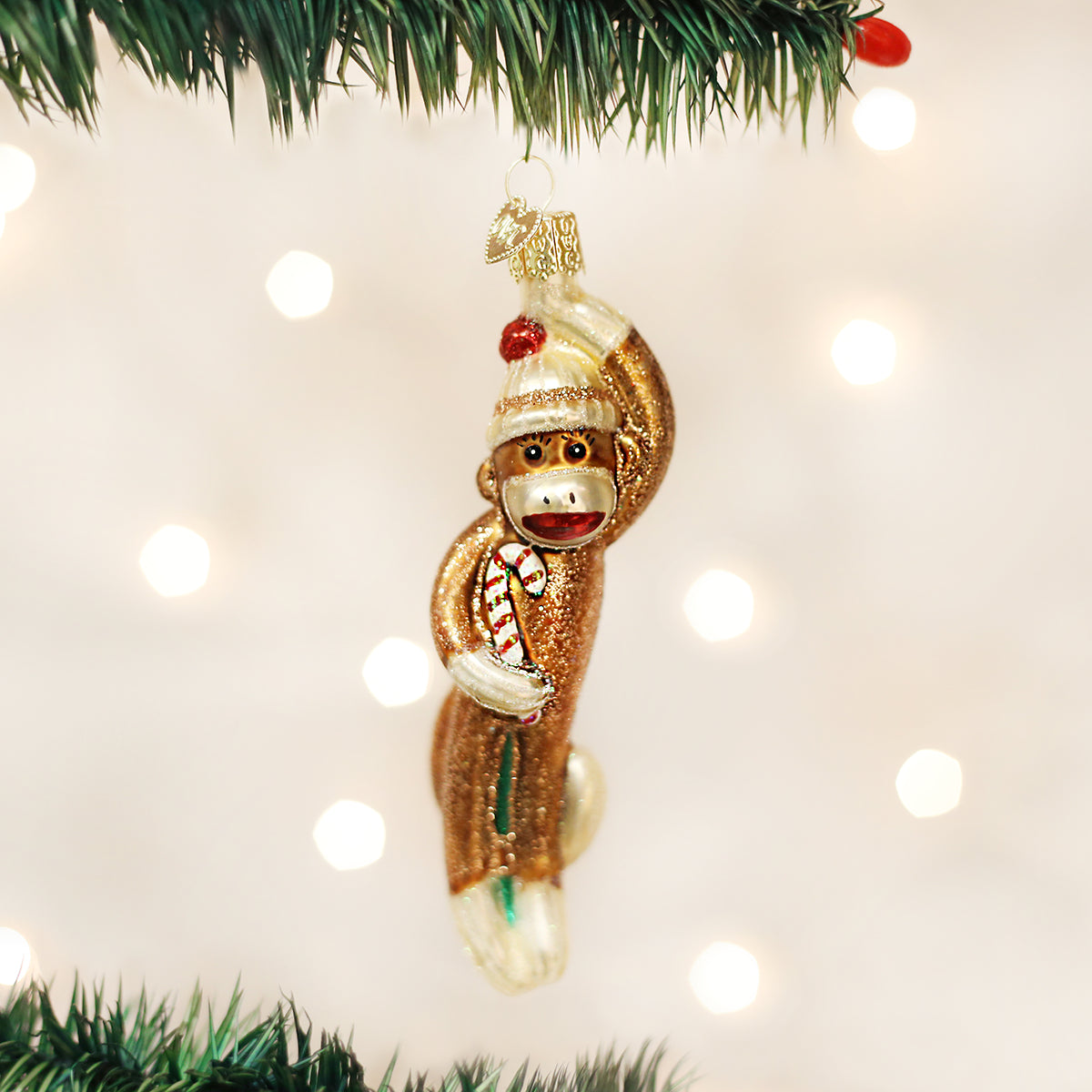 Sock Monkey Ornament - Southlake Paws