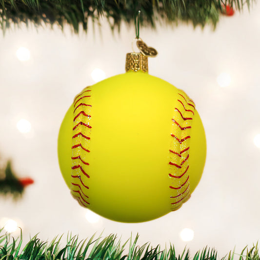 Softball Ornament - Southlake Paws