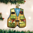 Load image into Gallery viewer, Fishing Vest Ornament - Southlake Paws
