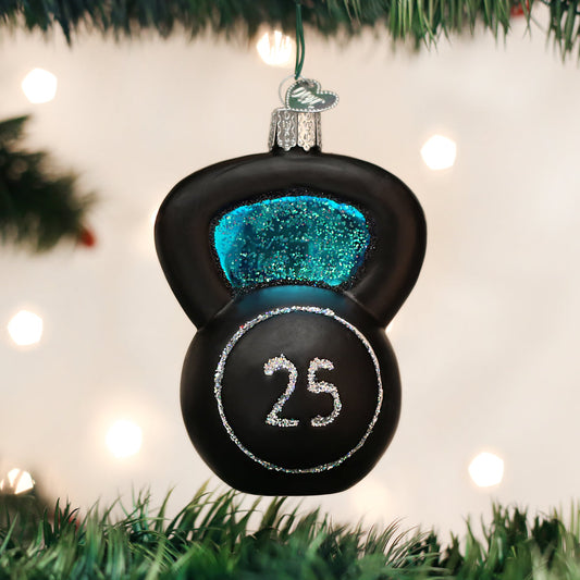 Kettlebell Weight Ornament - Southlake Paws