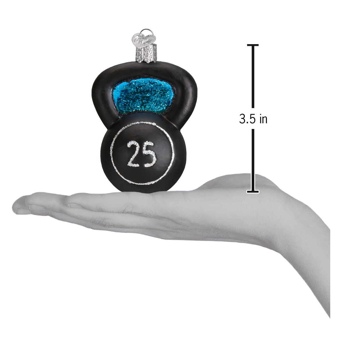 Kettlebell Weight Ornament - Southlake Paws