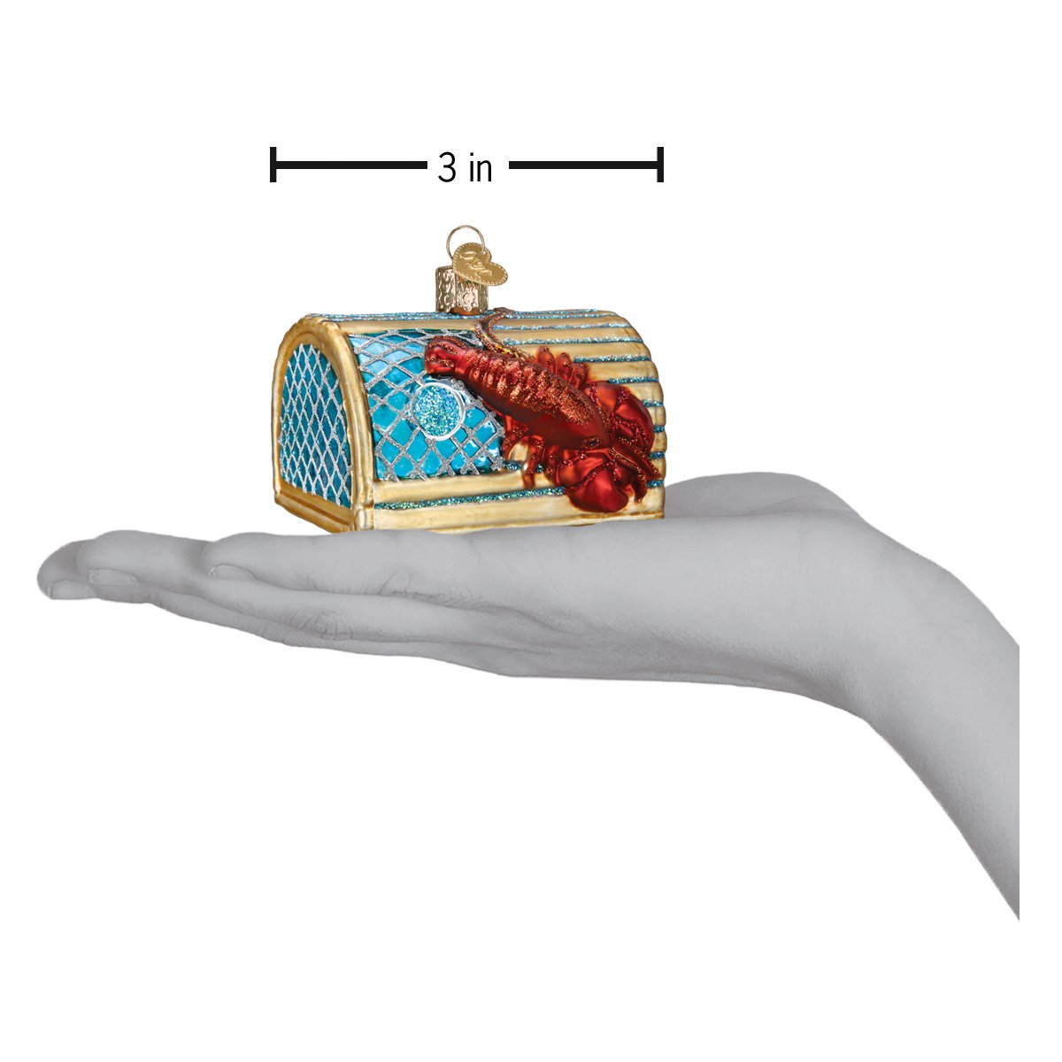 Lobster Trap Ornament - Southlake Paws