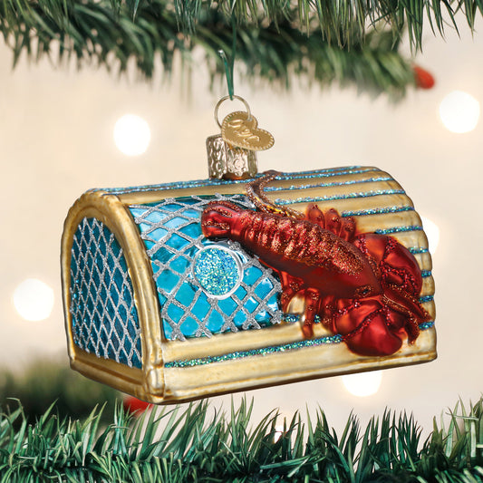 Lobster Trap Ornament - Southlake Paws