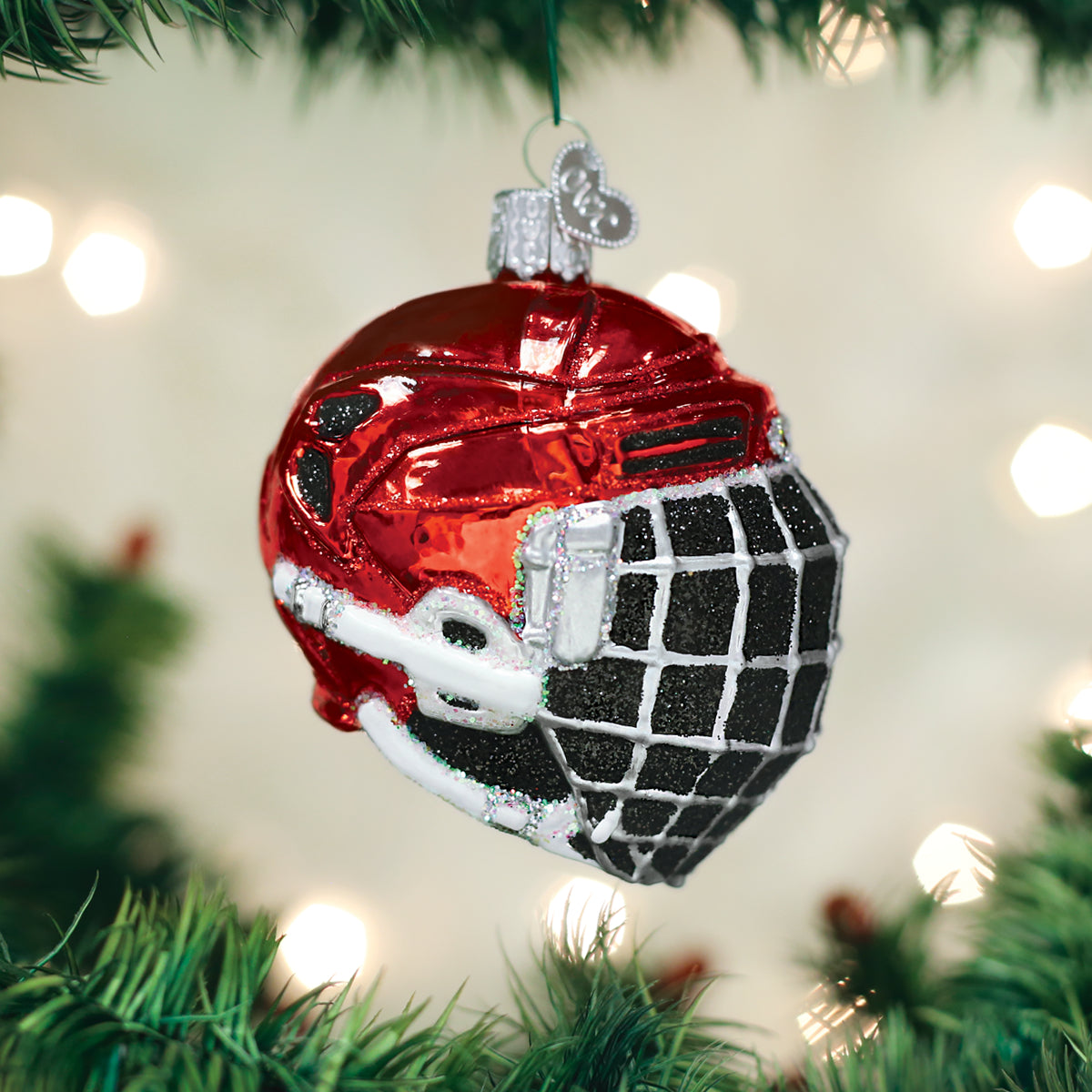 Hockey Helmet Ornament - Southlake Paws