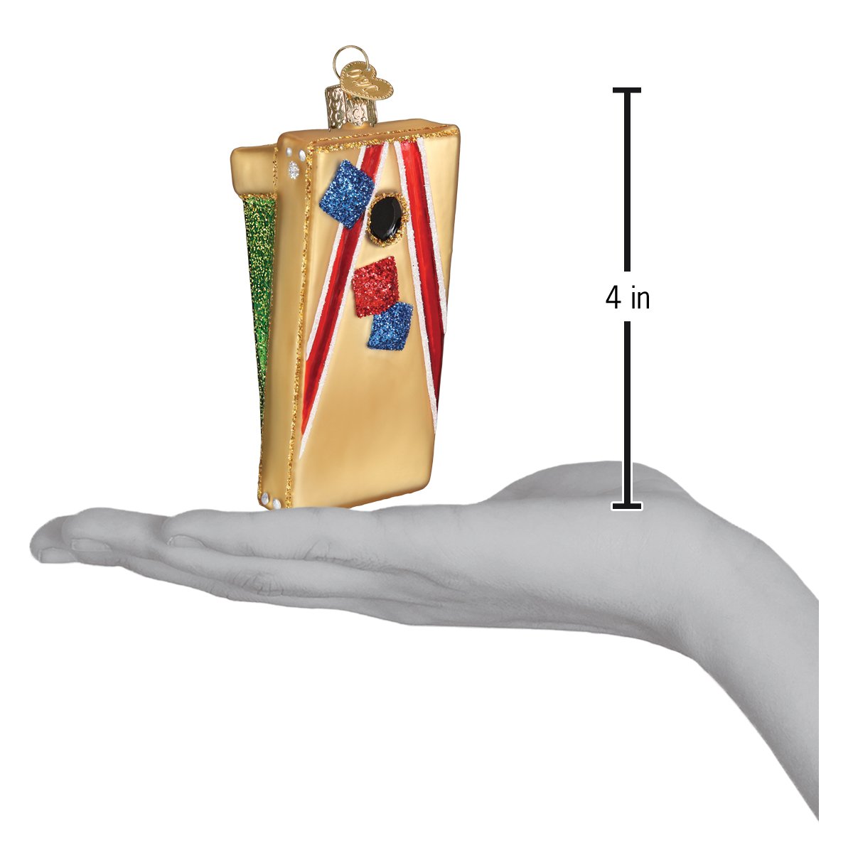Corn Hole Game Ornament - Southlake Paws