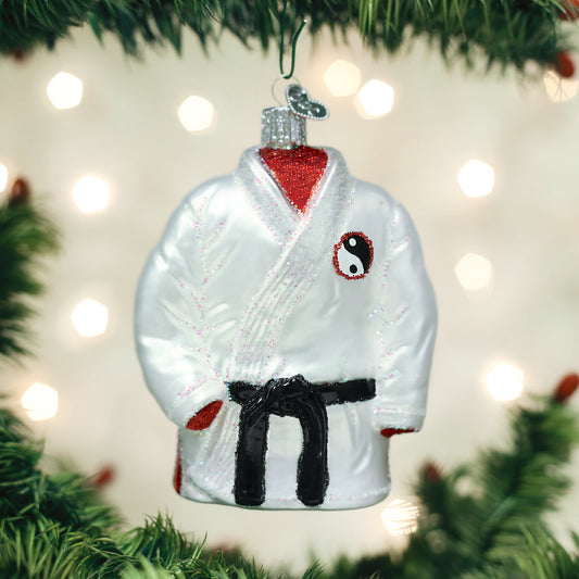Martial Arts Robe Ornament - Southlake Paws