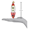 Load image into Gallery viewer, Toy Rocket Ship Ornament - Southlake Paws
