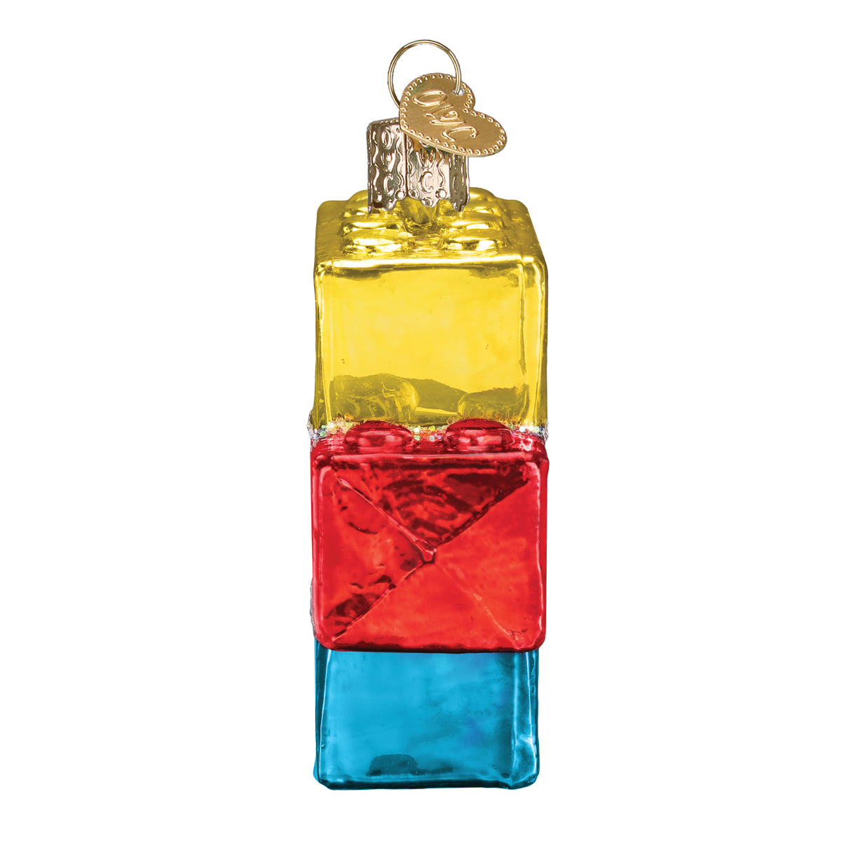 Building Blocks Ornament - Southlake Paws