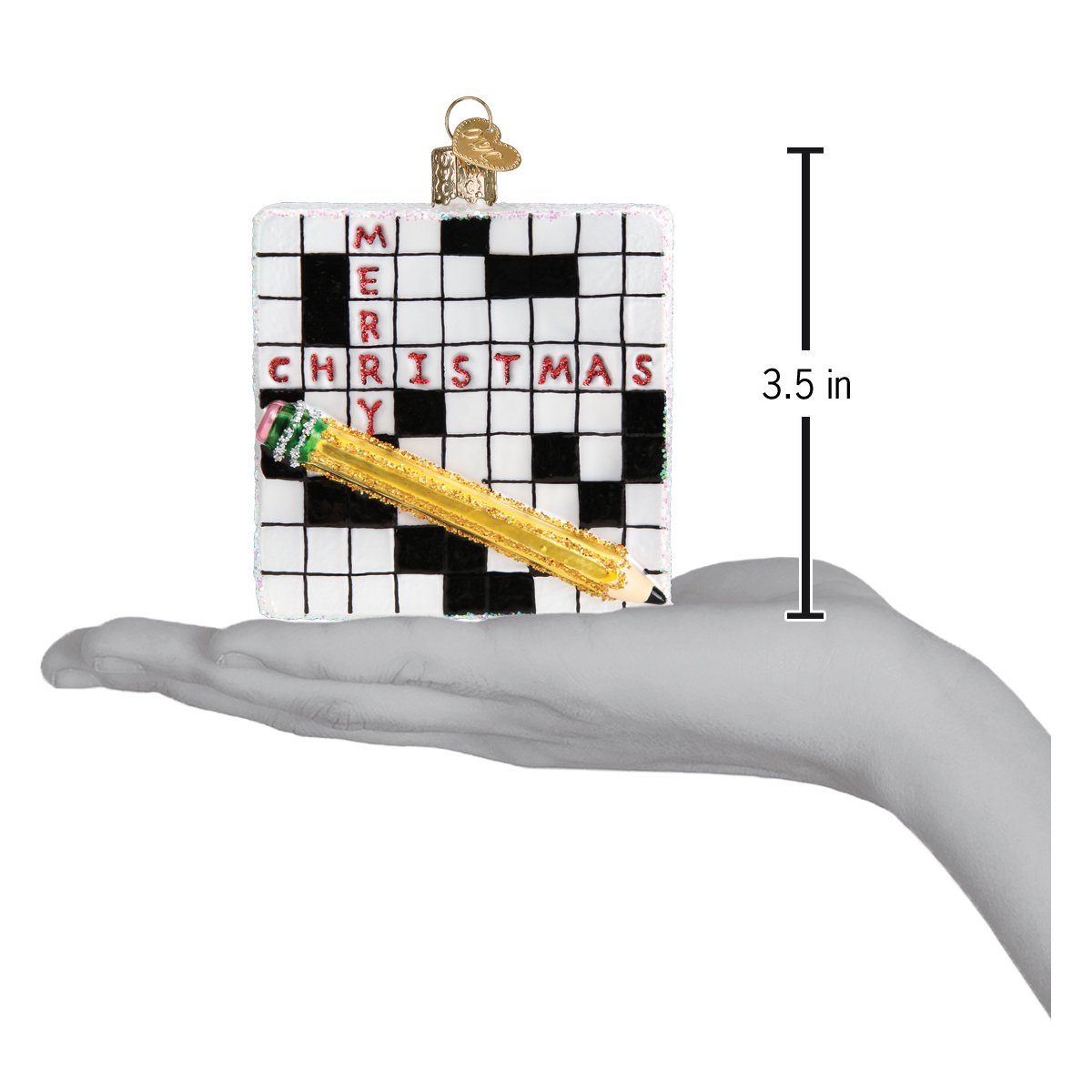 Crossword Puzzle Ornament - Southlake Paws