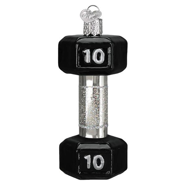Dumbbell Ornament - Southlake Paws