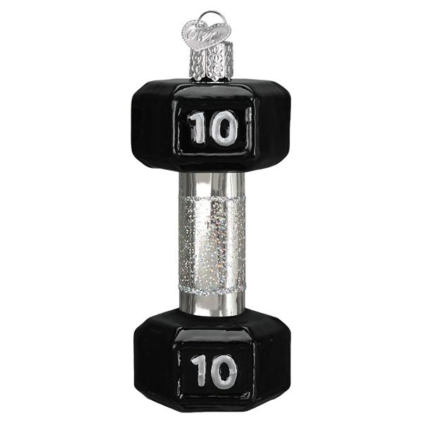 Dumbbell Ornament - Southlake Paws