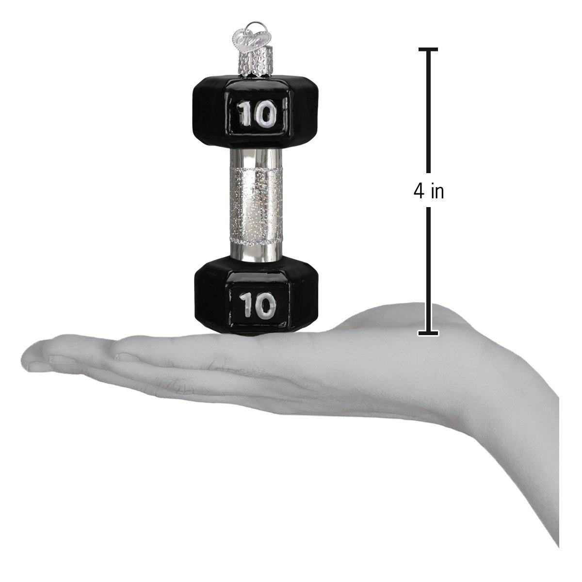Dumbbell Ornament - Southlake Paws