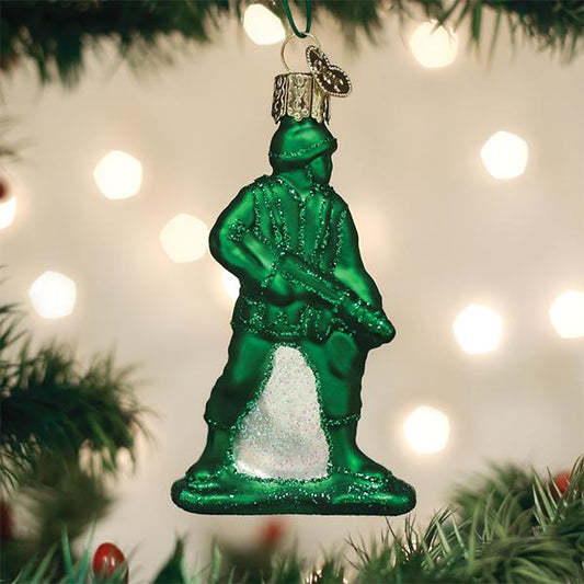 Army Man Toy Ornament - Southlake Paws