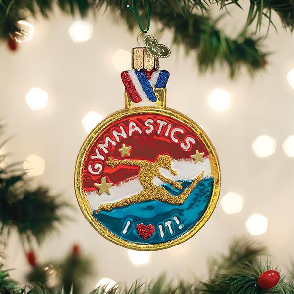 Gymnastics Ornament - Southlake Paws