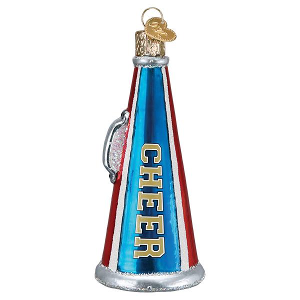 Cheer Megaphone Ornament - Southlake Paws