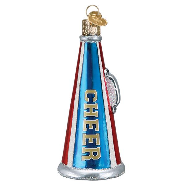 Cheer Megaphone Ornament - Southlake Paws