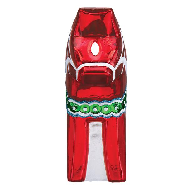 Swedish Dala Horse Ornament - Southlake Paws